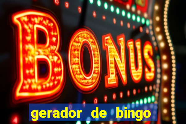 gerador de bingo de palavras